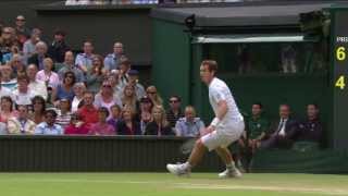 Amazing Andy Murray point at Wimbledon 2013