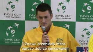 Davis Cup Polska-Australia Bernard Tomic