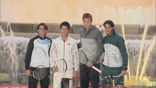 Nadal, Ferrer, Berdych, Nishikori s’amusent à...