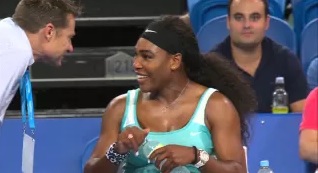 Serena Williams orders an espresso… mid-match!...