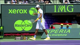 Tsonga Takes Saturday Miami Hot Shot Honours