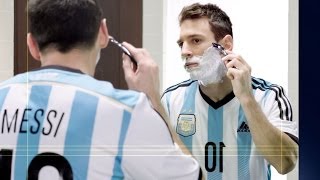 Lionel Messi  Roger Federer Trading Places Gillette