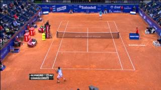 Almagro’s Barcelona Hot Shot Forehand vs....