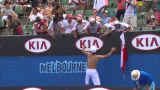 Janowicz rips his Jerzy off – 2014 Australian...