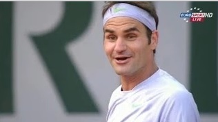 2014 Halle 1/2 Roger Federer vs Kei Nishikori Funny...
