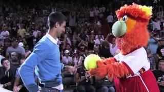 MIAMI 2013: DJOKOVIC ATTENDS MIAMI HEAT GAME 24th...
