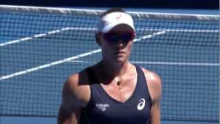 Sam Stosur Amazing Shank Serve – Australian Open...