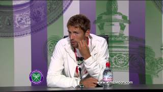 Lukasz Kubot reacts to quarter-final defeat at...