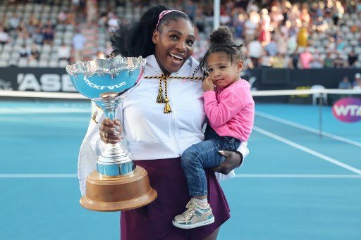 Serena Williams trenowała z córką