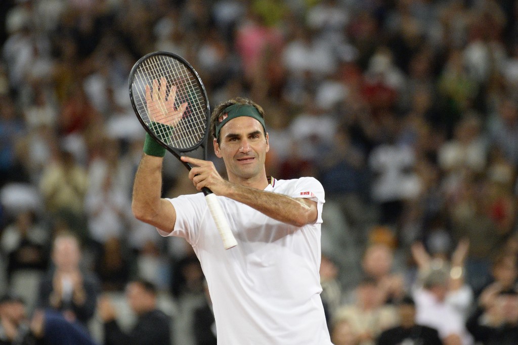 Podniebny trening z Rogerem Federerem