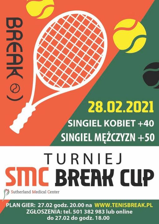 Turniej SMC Break Cup już w niedzielę