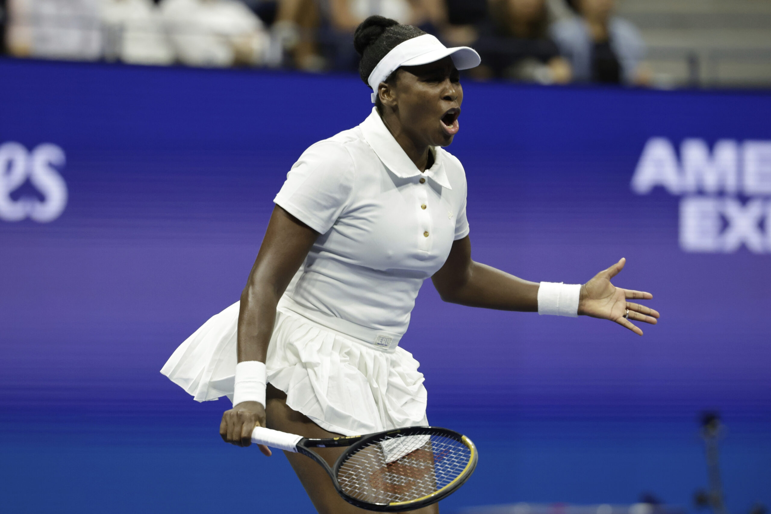 US Open. Venus Williams wygrała seta z Muchową, pożegnanie Switoliny, spacerek Andriejewej