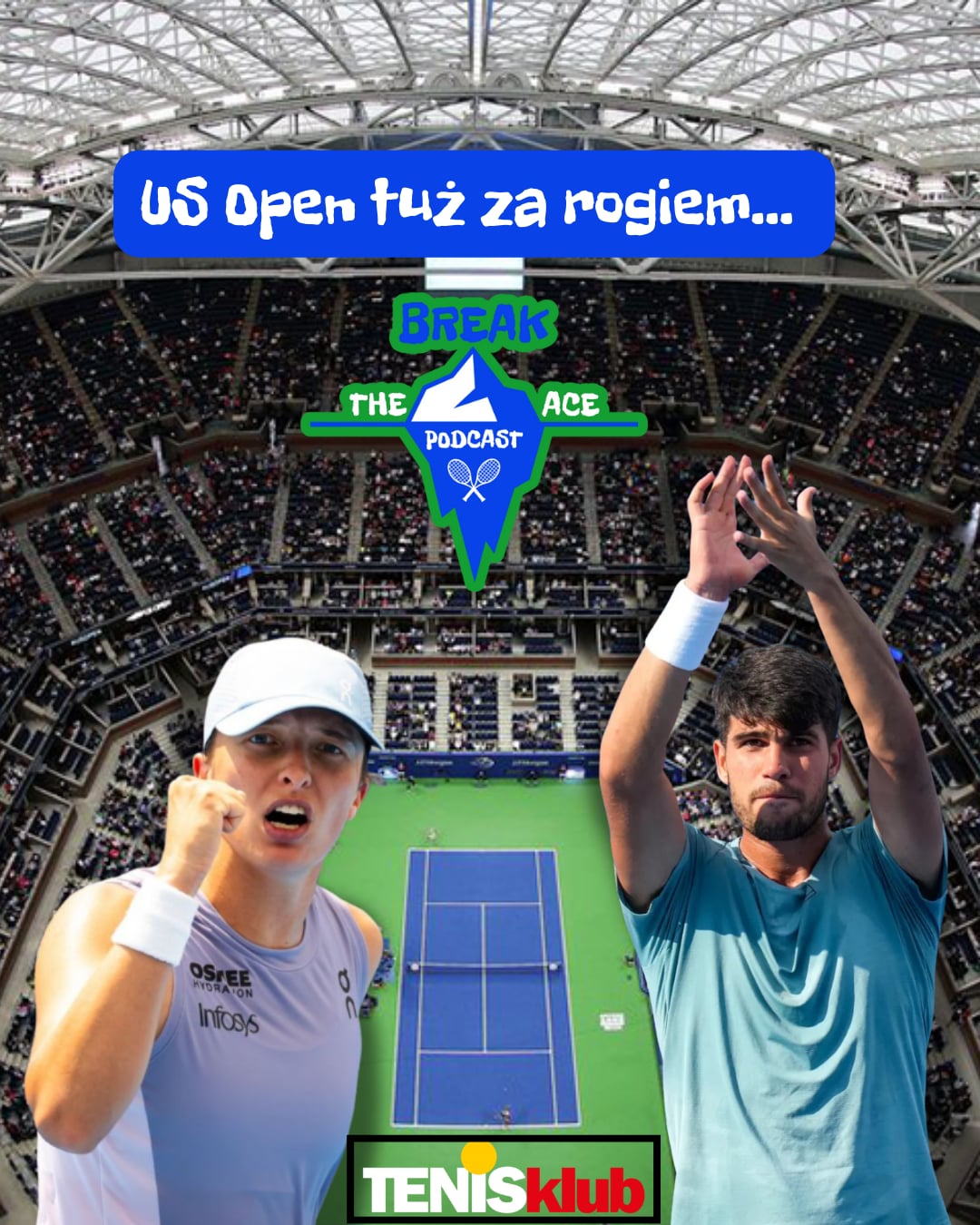US Open coraz bliżej: Świątek w formie, Sinner...