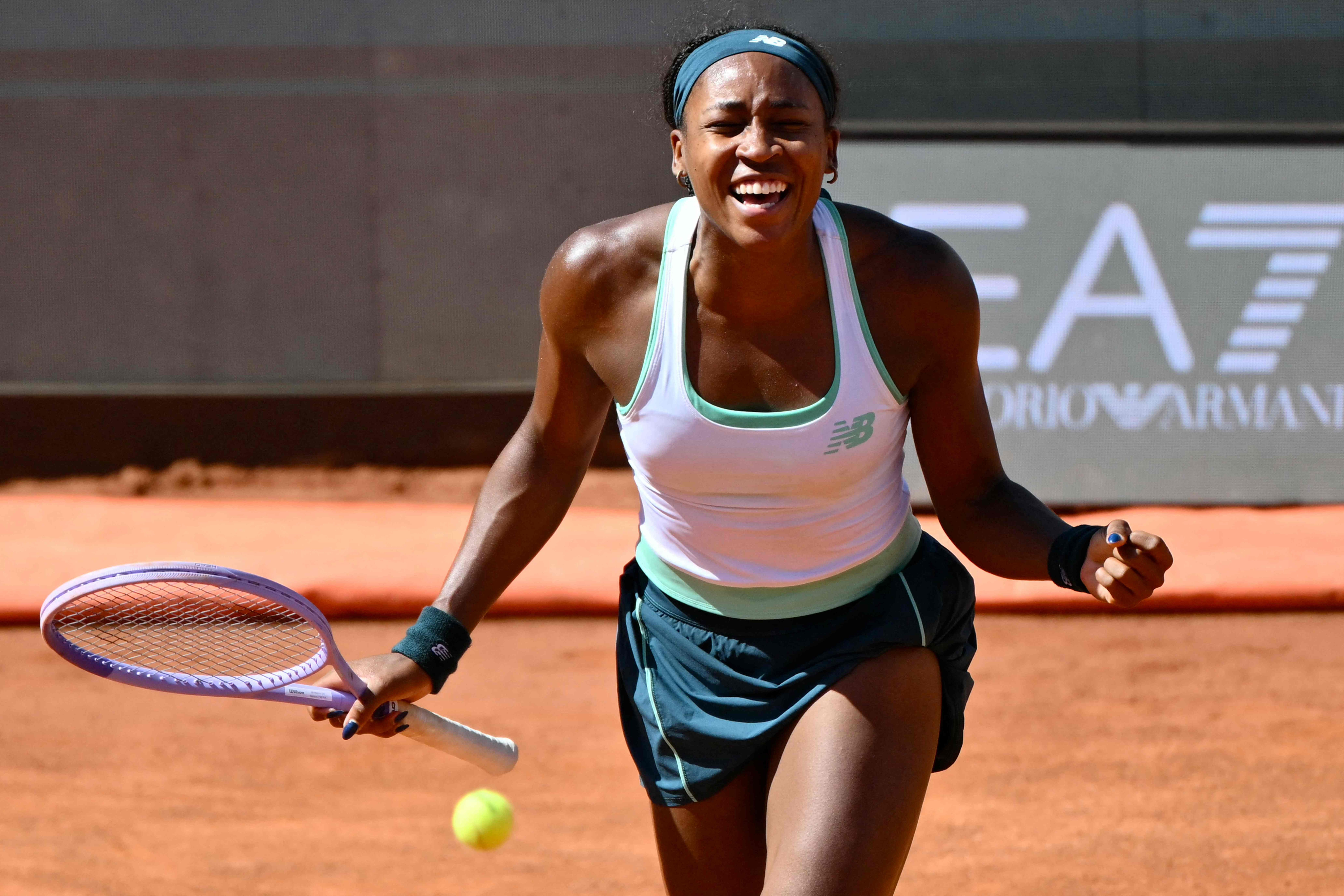 Rzym. Kolejna trudne przeprawa Gauff, ćwierćfinalistki w komplecie