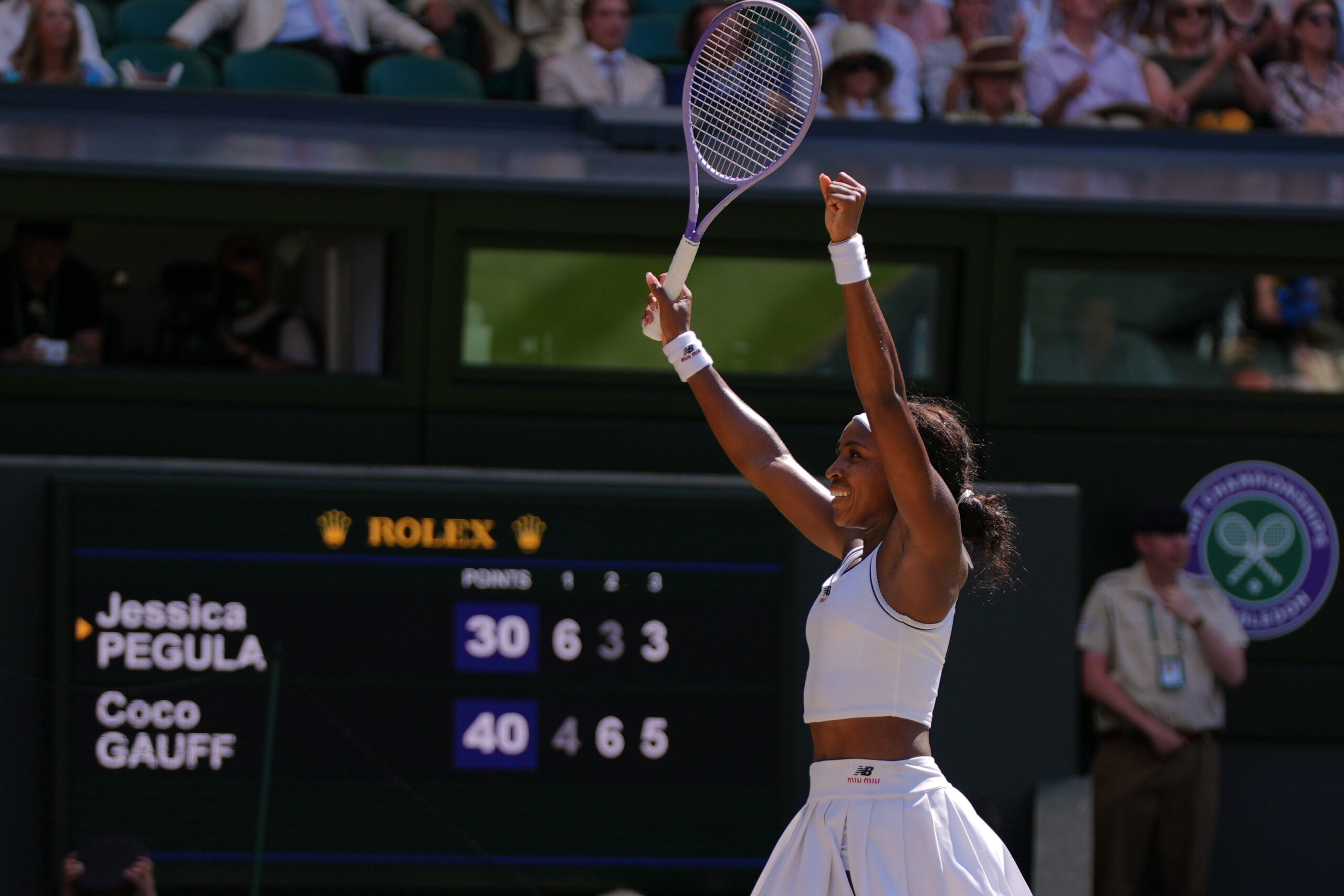 Wimbledon. Coco Gauff z kompletem półfinałów imprez wielkoszlemowych
