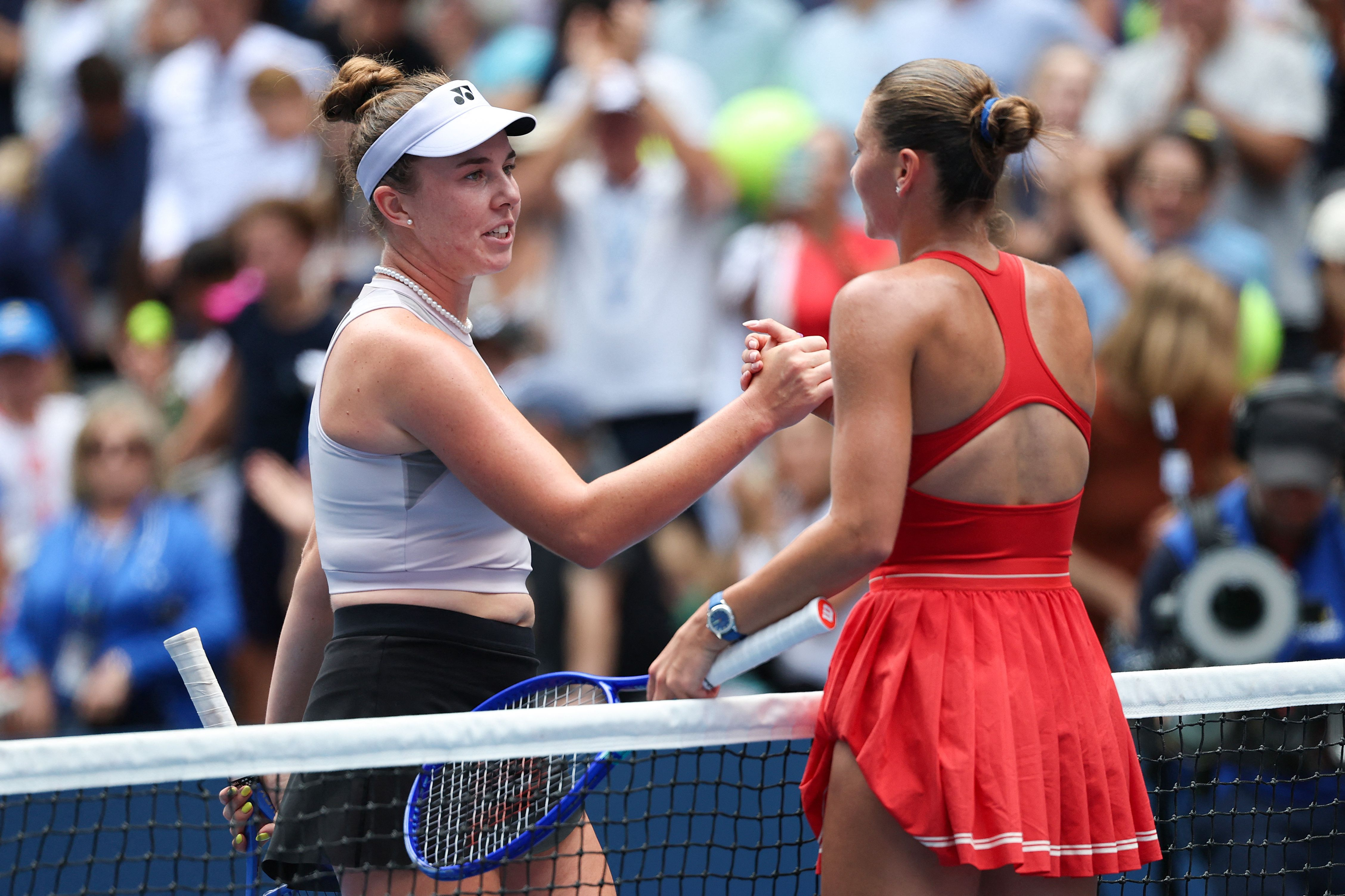 US Open. Linda Noskova ponownie lepsza od Marty Kostiuk, Aryna Sabalenka wciąż niepokonana